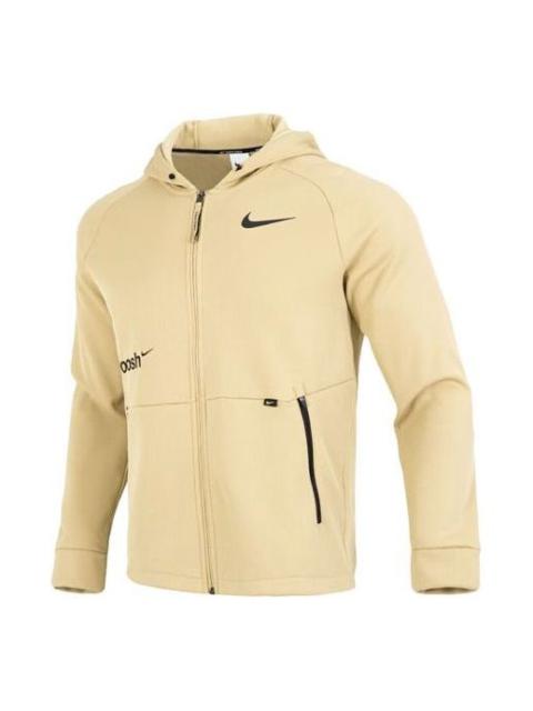 Nike Pro Therma-FIT Jacket 'Light yellow' FB1912-718