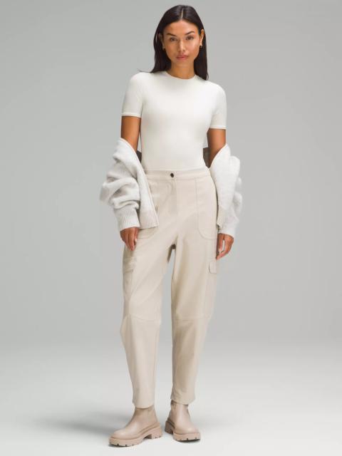 lululemon Wundermost Ultra-Soft Nulu Short-Sleeve Crew Thong Bodysuit