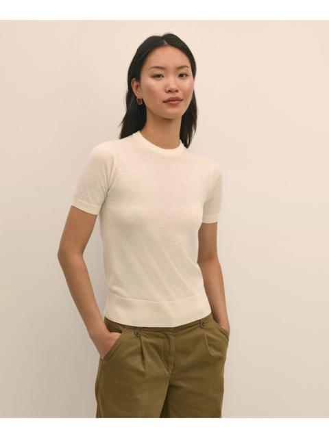Brooks Brothers Ultimate Merino Wool Short-Sleeve Sweater Shell