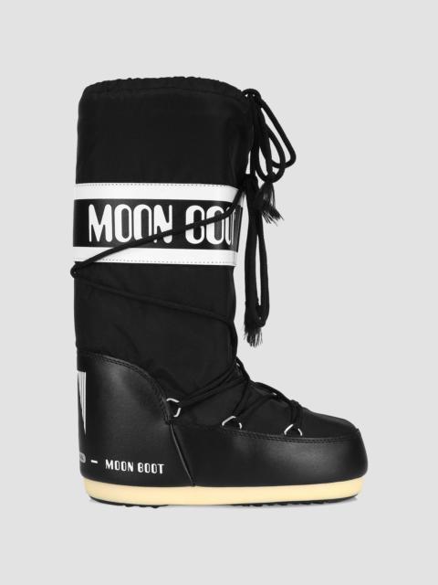 MOON BOOT Unisex Unisex Icon Nylon Snow Boots - Black