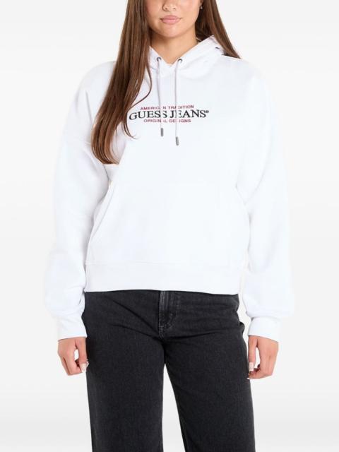GUESS USA logo-print hoodie