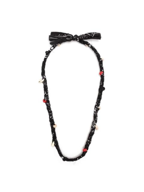 Alanui cowrie shell-embellished necklace