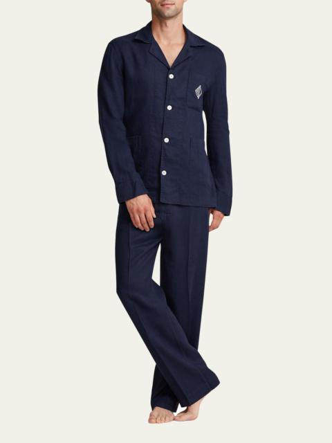 Ralph Lauren Men's Textured Linen Pajama Set