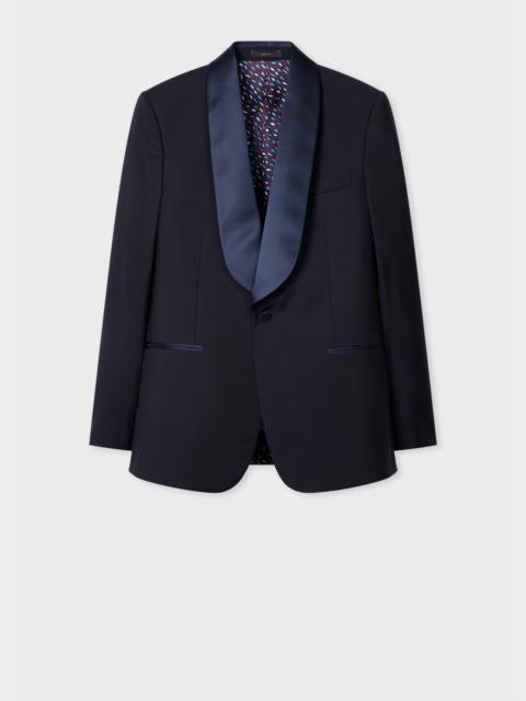 Paul Smith Navy Wool-Mohair Evening Blazer
