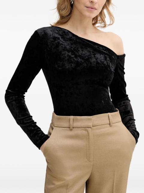 GUESS USA one-shoulder long-sleeve bodysuit
