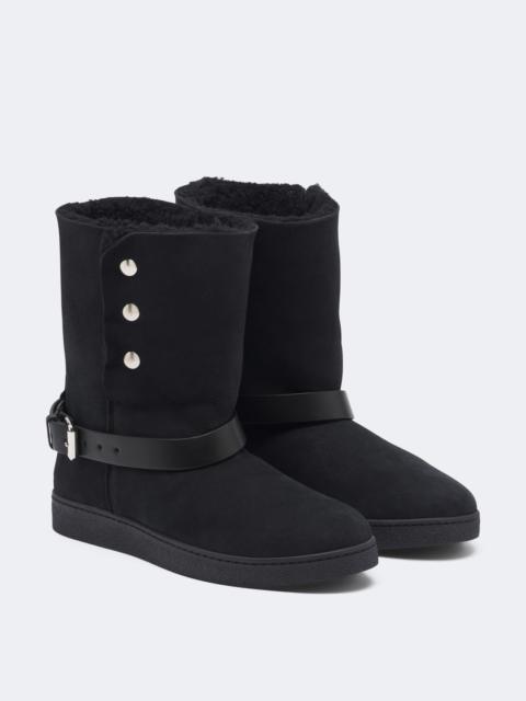 Isabel Marant Nolyz shearling-lined suede ankle boots