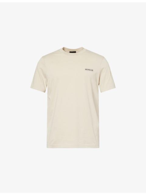 Moncler Split-Logo Badge Cotton T-shirt