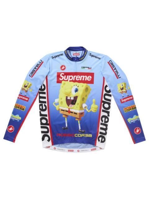 Supreme Supreme SpongeBob SquarePants Castelli L/S Cycling Jersey Blue