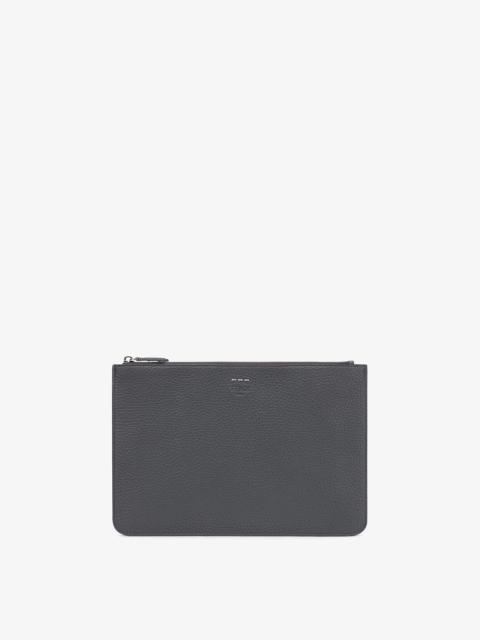 FENDI Multicolor leather slim pouch