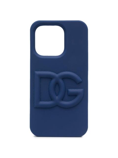 Dolce & Gabbana logo-embossed Iphone 14 Pro Case - Farfetch