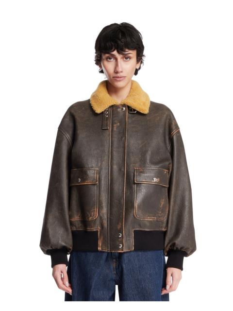 Brown Sandor Aviator Jacket