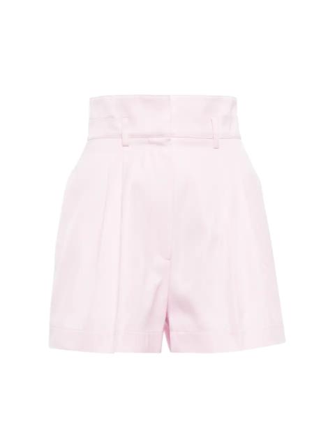 Alaïa Cotton and silk high-rise shorts