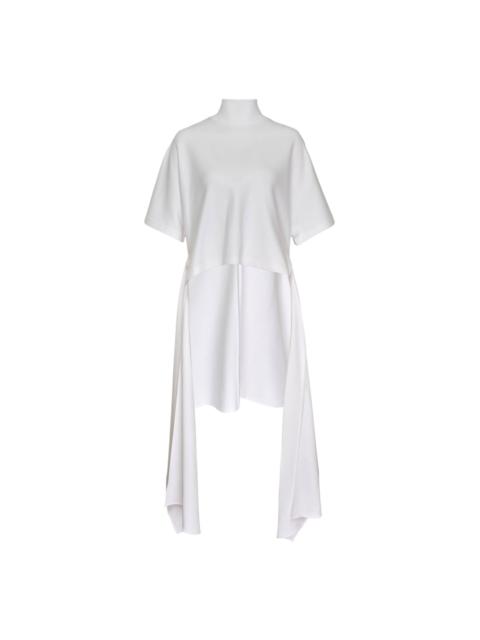 Alaïa Asymmetric Cotton Jersey Tee