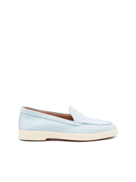 Santoni leather loafers