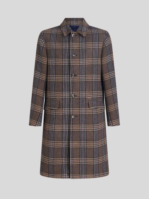 Etro CHECK WOOL COAT