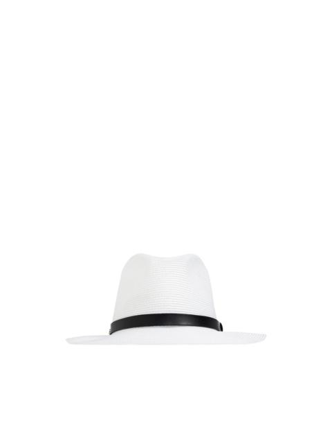 EMPORIO ARMANI brim band fedora hat
