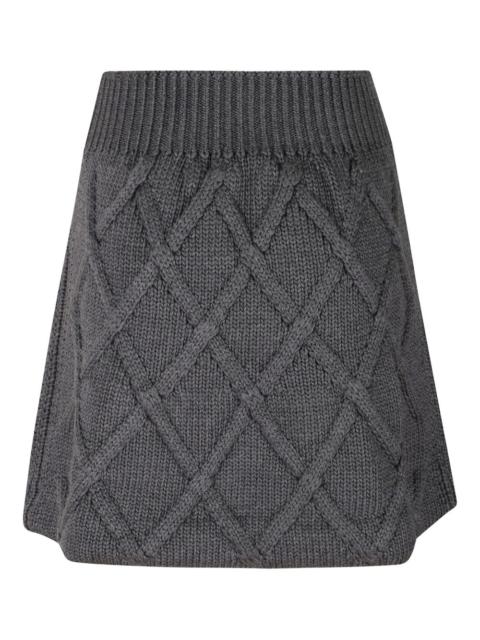 Jil Sander knitted mini skirt