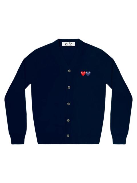 Comme des Garçons PLAY Double Hearts Cardigan Unisex
