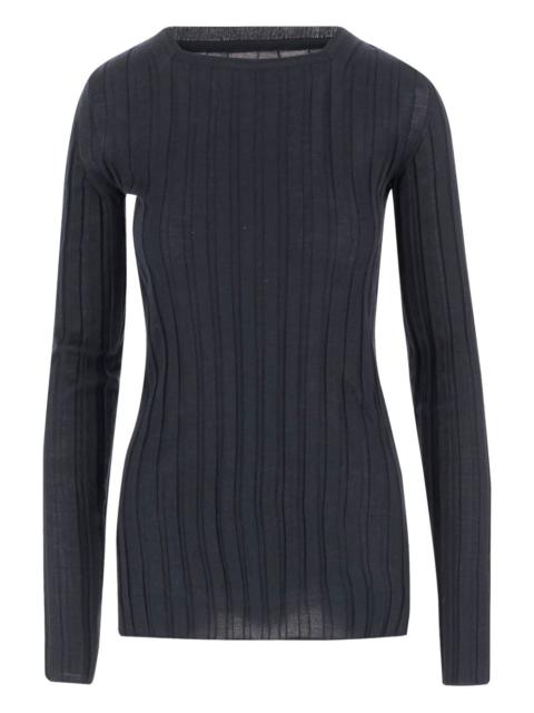 Carven ribbed crew-neck sweater