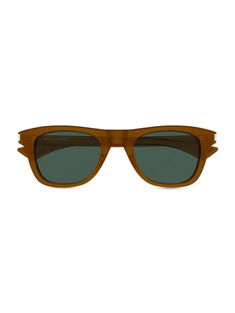 SAINT LAURENT Men's 51MM Square Sunglasses - Brown Green