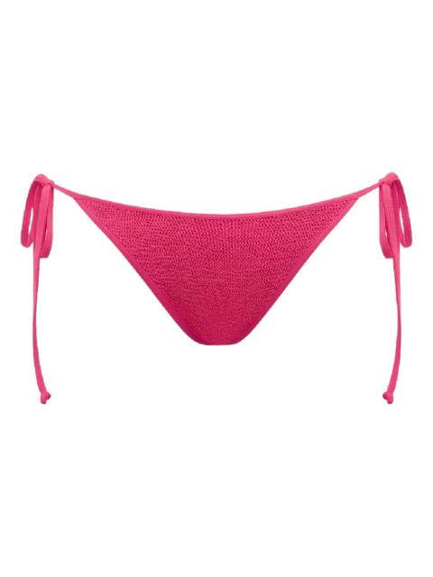 bond-eye Anisha textured tie bikini bottom