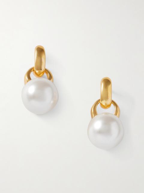 Sophie Buhai Everyday Gold Vermeil Pearl Earrings