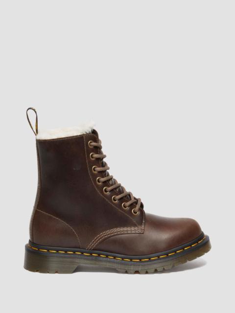 Dr. Martens 1460 Women's Faux Fur Lined Lace Up Boots