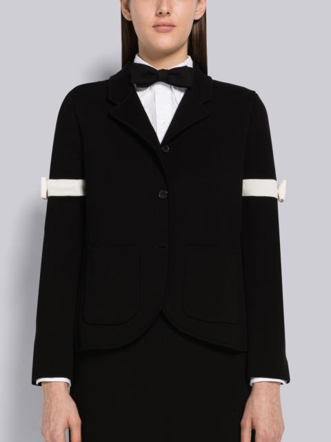 Thom Browne Double Face Cotton Bow Armband Sport Coat
