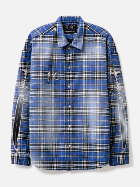 Thug Club ARAB SWORD FLANNEL SHIRT