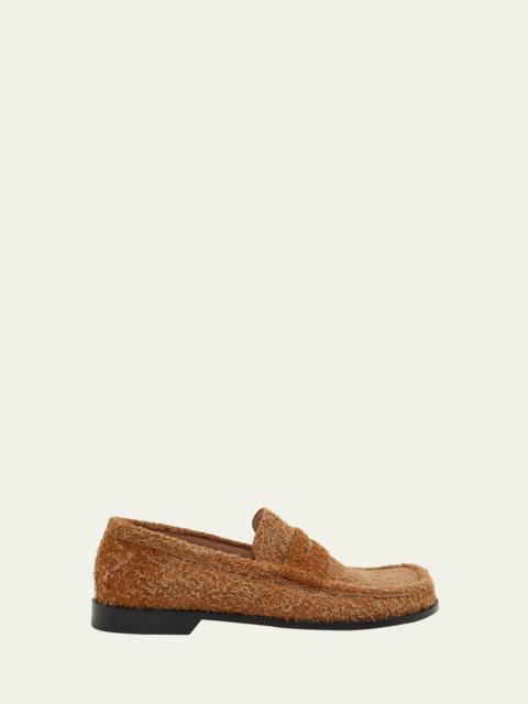 Men's Campo Brushed Suede Penny Loafers