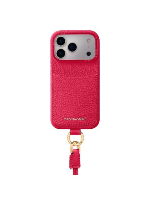 MAISON de SABRÉ The Sling card-slot iPhone 17 pro case