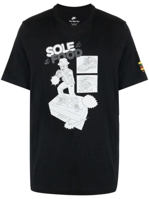 Nike graphic-print cotton T-shirt