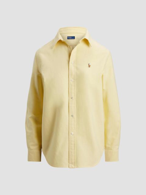 Polo Ralph Lauren Women's The Iconic Classic-Fit Oxford Shirt - Wicket Yellow