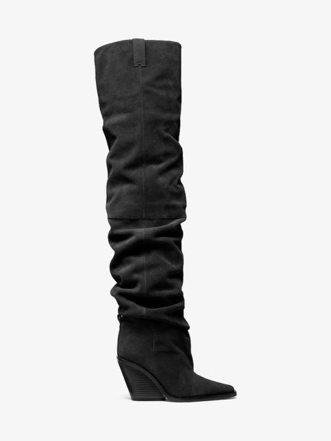 MICHAEL KORS Noemie Suede Over-the-Knee Boot