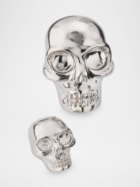 Alexander McQueen Men's Skull Stud Earring, Single