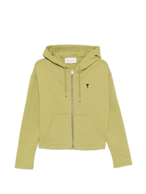 AMI Paris Ami De Coeur zip-up hoodie