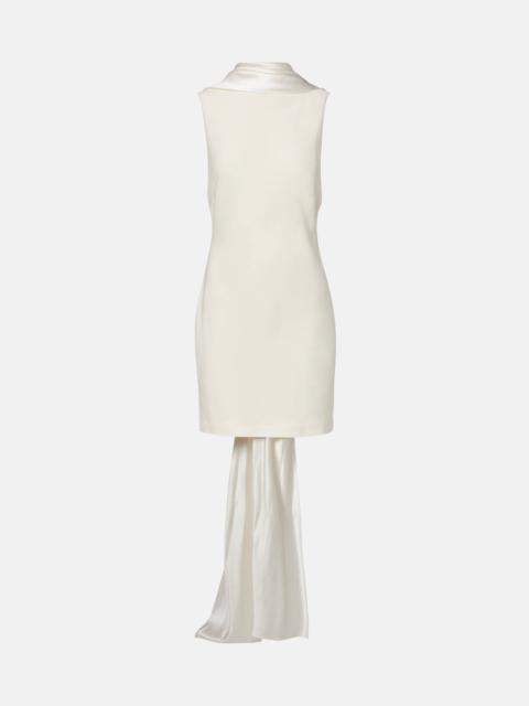 DANIELLE FRANKEL Bridal Mimi wool-blend minidress