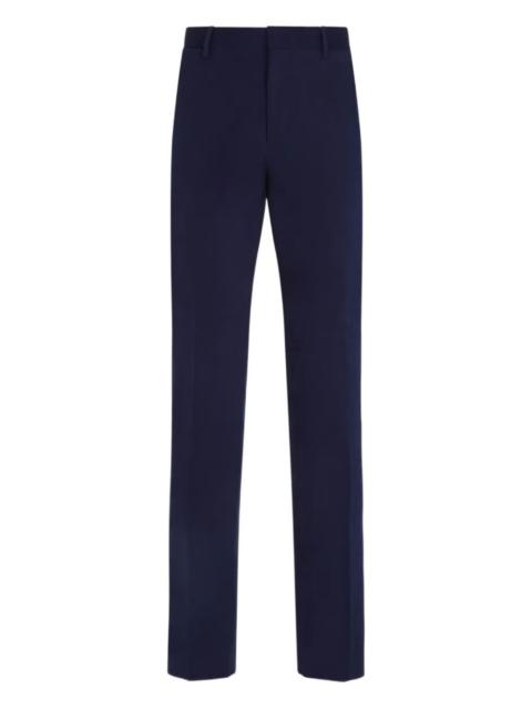 ZEGNA flat-front trousers