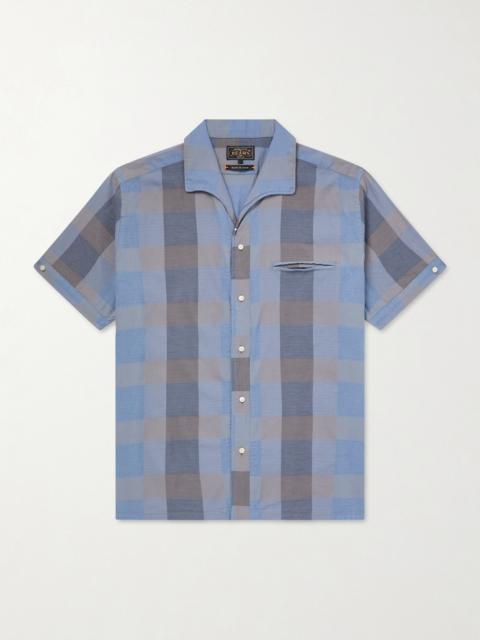 BEAMS PLUS Italian Collar Checked Cotton Shirt