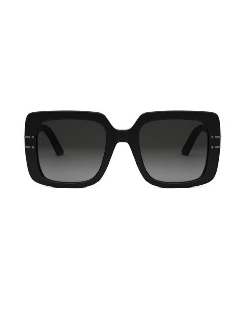 Dior Women's DiorSignature S11I 54MM Square Sunglasses - Gradient Grey Black