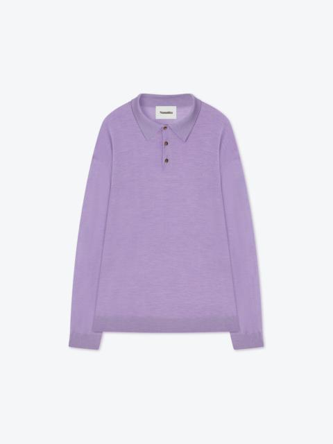 Nanushka ZIAST - Merino wool polo - Lilac