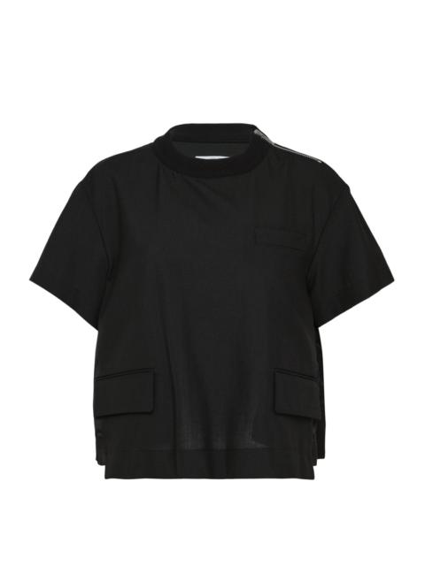 sacai Suiting Pullover Top