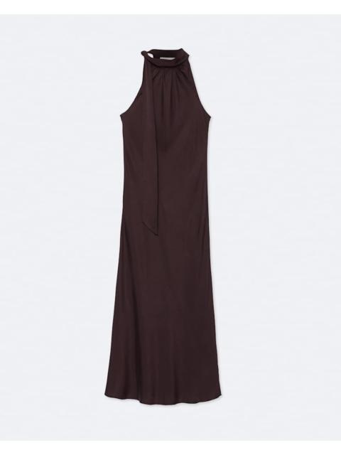 ALLSAINTS BERIL SILK-BLEND MAXI DRESS