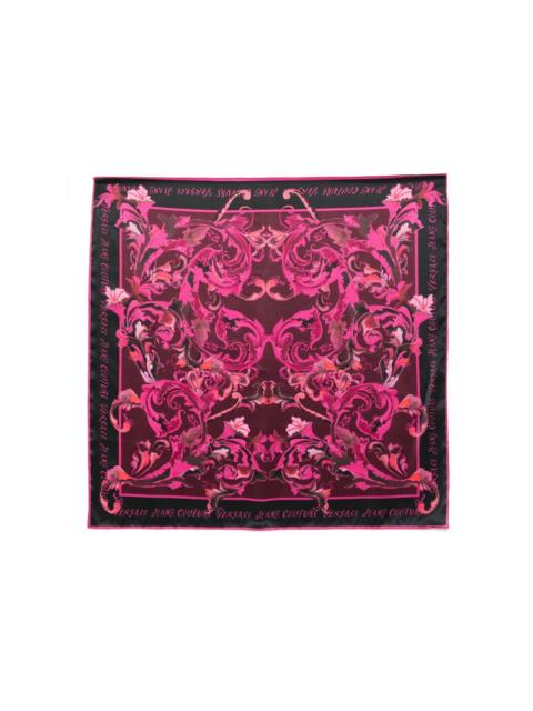 VERSACE JEANS COUTURE baroque-print silk scarf