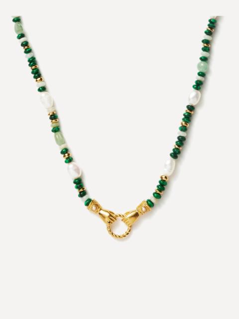 MISSOMA 18ct Gold-Plated Harris Reed In Good Hands Beaded Gemstone Necklace