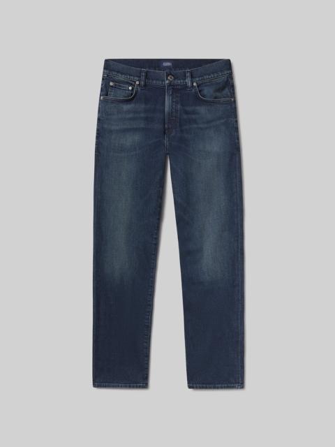Citizens of Humanity Gage Slim Straight Cotton Silk Denim In Carbon Blue