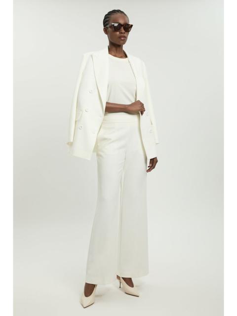 KAREN MILLEN Compact Stretch Tailored Straight Leg Trouser