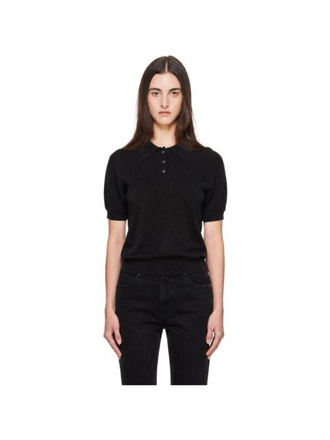 HIGH SPORT Black Court Polo