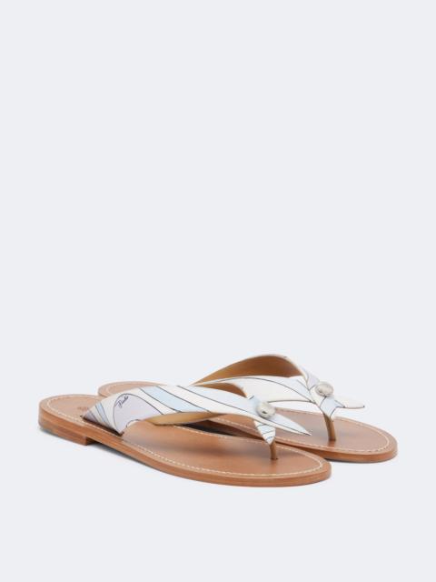 PUCCI Marmo thong sandals