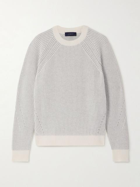 SEASE Ribbed cashmere sweater Gray